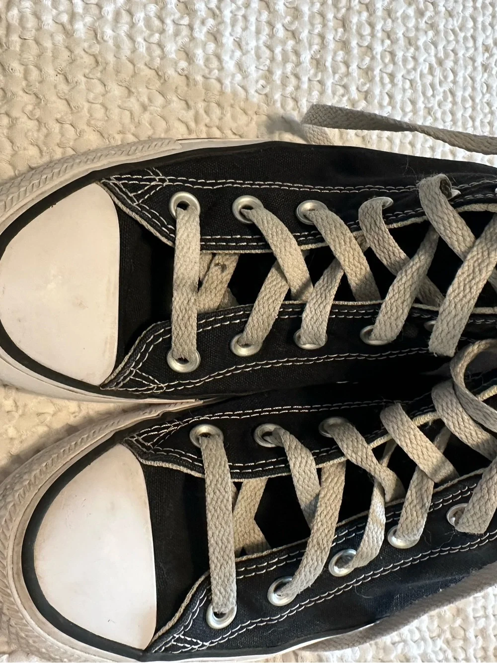 Chuck Taylor Converse Classic Black High-Top Kids Sneakers with White Trim